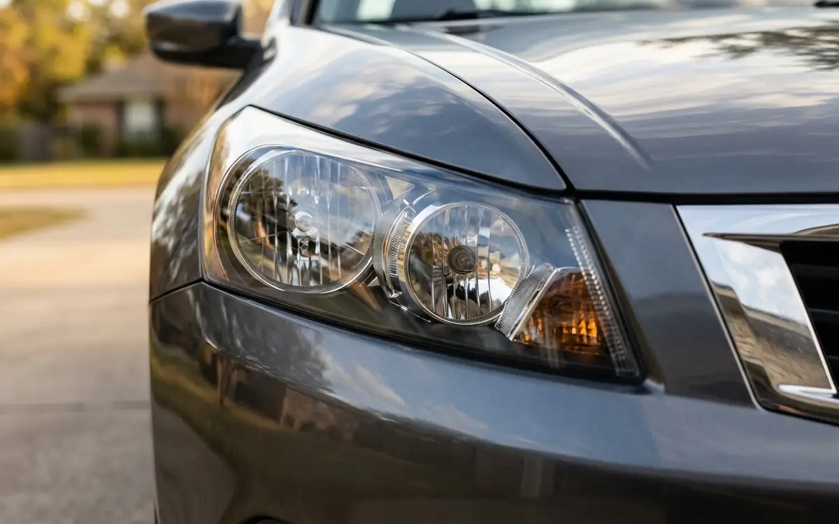 Restored, clear headlight in Fort Worth