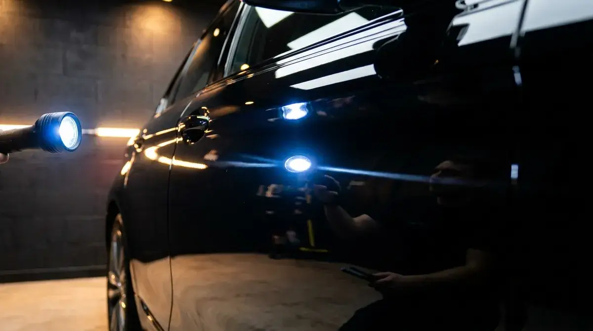 Paint correction Fort Worth, deep gloss, after